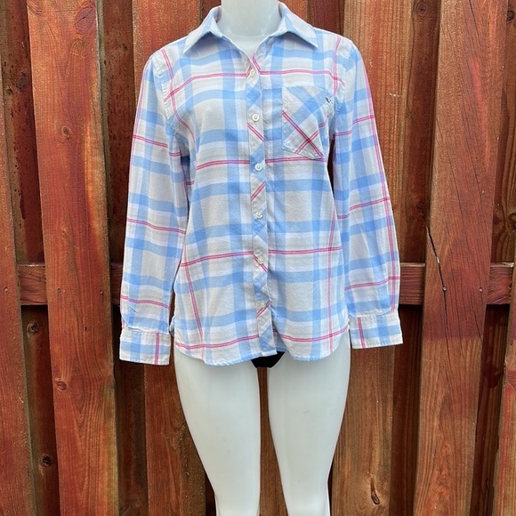 Vineyard Vines Plaid Button Shirt Size 2 - Picture 2 of 11